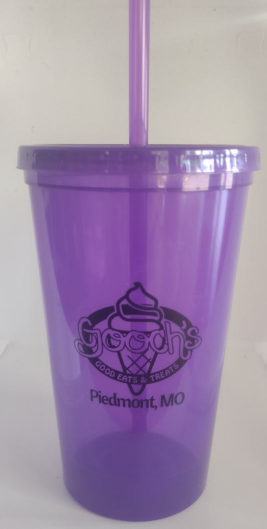 Gooch's Cup & Straw